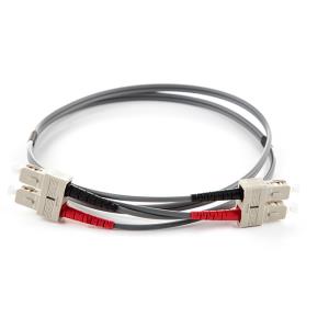 Duplex Fibre Optic Patch Cable - Sc To Sc 2m 62.5/125 Grey