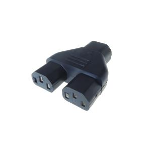 Twin Block (1 X Iec Male To 2 X Iec Females