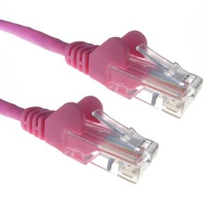 Stranded Snagless Network Cable Pink 3m Rj45 CAT6 Utp Lszh