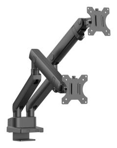Flexee Dual Spring Dual Monitor Arm - Black