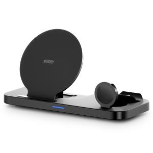 Powee - 3-in-1 15w Induction Charging Station