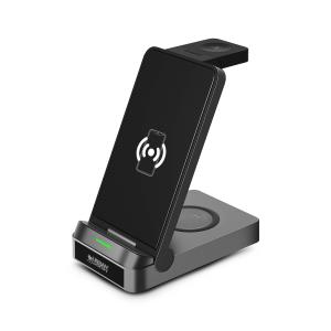 Powee Pro - 3-in-1 Charger With Stand Function 22.5w Smartphone / Smartwatch / Earphones