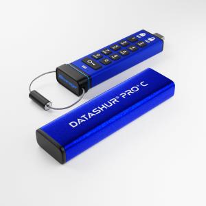 datAshur PRO+C - 128GB encrypted USB Stick - USB-C 3.2 Gen 1 - 256-bit