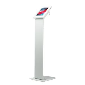 Premium Large Locking Floor Stand Kiosk (white)