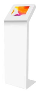 Premium Kiosk Stand Station For 12-13in Tablets (white)