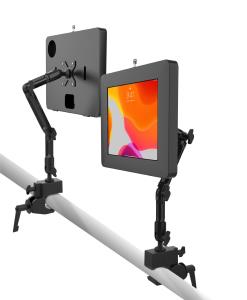 Custom Flex Security Desk Clamp Mount W/ Paragon Enclosure