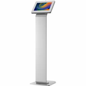 Premium Locking Floor Stand Kiosk (silver)