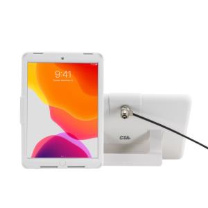 Security Case With Kickstand Anti-theft Cable For iPads (white)