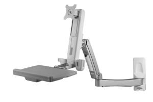 Sit Stand Extend Workstation Wall Mount