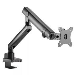 Single Monitor Mount Black Articulating Arms
