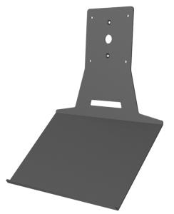 Secure Wall Mount Keyboard Tray - White