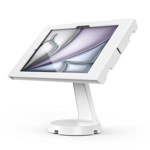 Bundle / VESA Mast Counter Stand + Apex Secured Enclosure Wall Mount for iPad Air M2 & M3 11in - White