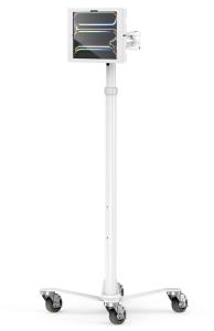 Bundle / Rolling Rise Stand Extended + Apex Secured Enclosure Wall Mount for iPad Pro M4 13in (2024) - White