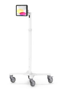 Bundle / Premium Medical Rolling Cart + PowerMove For iPad 10th-11th (a16) Gen - Black