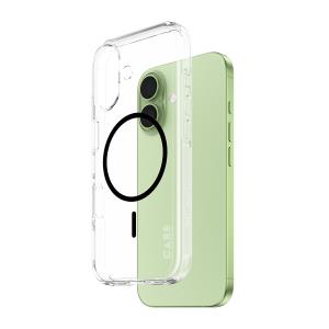 Flagship Case Transparent Urban Combat w. Black MagSafe iPhone 17