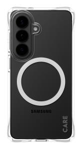 CARE by PanzerGlass Samba Case Transparent w. White Qi Samsung Galaxy S 2026 Pro