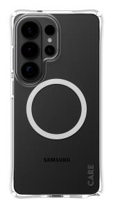 CARE by PanzerGlass Samba Case Transparent w. White Qi Samsung Galaxy S 2026 Ultra