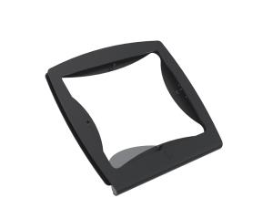 C-frame 12.9 In Black Hinge Mount Free Standing