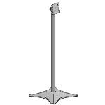 Floor Mount With Vesa75 / 100 For Hp Engage Pro Black