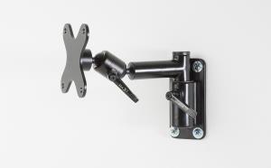 Monitor Mount - Light-Duty Rotating - Wall - 1 Monitor - Full Motion - Black