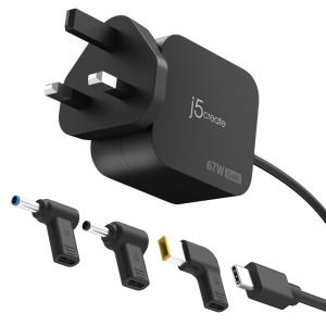 Mini Charger - 67w Gan Pd USB-c With 3 Types Of Dc Connector - Uk