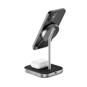Magspeed 2-in-1 Wireless 15w Charging Station