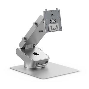 ASPEKT Omni Fold Stand Mac Mini for 32in Monitor - Silver
