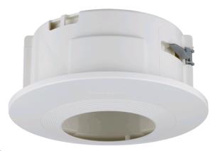 Polycarbonate In-ceiling Flush Mount For Outdoor Dome Cameras - Ivory