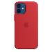 iPhone 12 Mini - Silicone Case With Magsafe - red