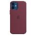 iPhone 12 Mini - Silicone Case With Magsafe - Plum
