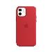 iPhone 12/12 Pro - Silicone Case With Magsafe - red