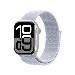 Apple Watch Series 10 Gps 42mm Silver Aluminium Case With Blue Cloud Sport Loop