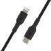 Lightning To USB-c Cable Braid 2m Black