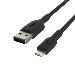 Lightning To USB-a Cable 0.15m Black