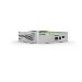 Two-port Gigabit Speed/Media ConvertingSwitch with PoE - 1000T POE+ to 1000SX(LC) Media Converter -