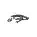 Cable Rs232 Female Connector 2.8m Coiled Power Pin 9 -30c