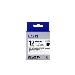 Label Cartridge Transparent Lk-4tbn Black / Transparent 12mm (9m)
