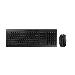 CHERRY STREAM DESKTOP - Keyboard and Mouse - Wireless - Black - Qwerty US/Int'l