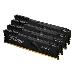 64GB Ddr4 2666MHz Cl16 DIMM (kit Of 4) 1gx8 Fury Beast Black