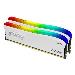 16GB Ddr4 3600mt/s Cl17 DIMM (kit Of 2)furybeast White RGB Se