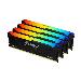 32GB Ddr4-3200mt/s Cl16 DIMM (kit Of 4) Fury Beast Rgb