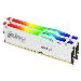 32GB Ddr5 6000mt/s Cl30 DIMM Kit Of 2 Fury Beast White RGB Expo