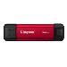 Dual Portable Solid-state Drive 512GB USB Type-a / USB Type-c Black / Red