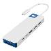 Hyperdrive Flex 9 Port Dual 4k Hdmi USB-c Hub (blue)