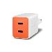Charger Hyperjuice Flex 45w Gan - Orange