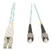 TRIPP LITE Patch Cable 10GB Multimode Duplex Blue Fiber 50/125 Lc To St 5m