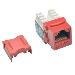 TRIPP LITE CAT6/Cat5e 110 Style Punch Down Keystone Jack - Red 25-Pack