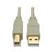 USB 2.0 HI-SPEED A/B CABLE (M/M) BEIGE 1.83 M
