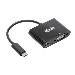 ADAPTER: USB-C TO VGA ADAPTER 1080P M/F BLACK