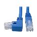 TRIPP LITE Patch Cable - CAT6 - molded - 30cm - Blue - Left Angle